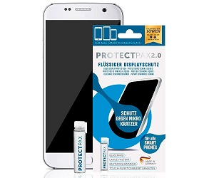 PROTECTPAX 2.0 PROTECTOR UNIVERSAL PARA SMARTPHONES LQUIDO DE DIXIDO DE TITANIO  SKU: +99608 - PROTECTPAX 2.0 PROTECTOR UNIVERSAL PARA SMARTPHONES LQUIDO DE DIXIDO DE TITANIO CRISTAL TEMPLADO

Qu destacamos del PROTECTPAX 2.0 PROTECTOR UNIVERSAL PARA SMARTPHONES LQUIDO DE DIXIDO DE TITANIO CRISTAL TEMPLADO?
Proteccin ptima para la pantalla de tu smartphone
Lquido con nanopartculas de dixido de titanio
Fcil de aplicar con hasta un ao de duracin
Mxima calidad fabricado en Alemania