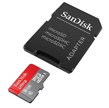 SANDISK TARJETA MEMORIA MICROSD 8GB C10