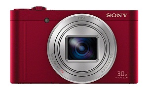 SONY DSCWX500R CMARA DE FOTOS COMPACTA 18.2MP ZOOM 30x ROJA