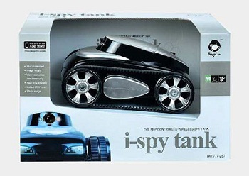 SPYTANK PARA IPHONE/IPAD - SPYTANK PARA IPHONE/IPAD

Coche radiocontrol con cmara a color integrada: diversin y vdeo a tiempo real visto en tu iPhone, iPad.

EDAD: Ms de 10 aos

