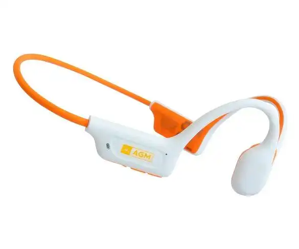 AGM MOTION BUDS BLANCO + NARANJA / AURICULARES DE CONDUCCI�N �SEA INAL�MBRICOS
