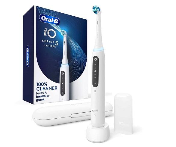 Braun Oral-B IO5 Blanco + Estuche / Cepillo de dientes eléctrico recargable