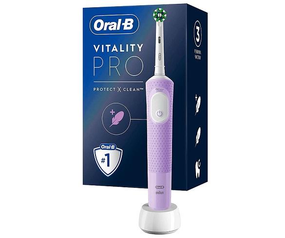 BRAUN ORAL-B Vitality Pro Morado / Cepillo de dientes eléctrico recargable