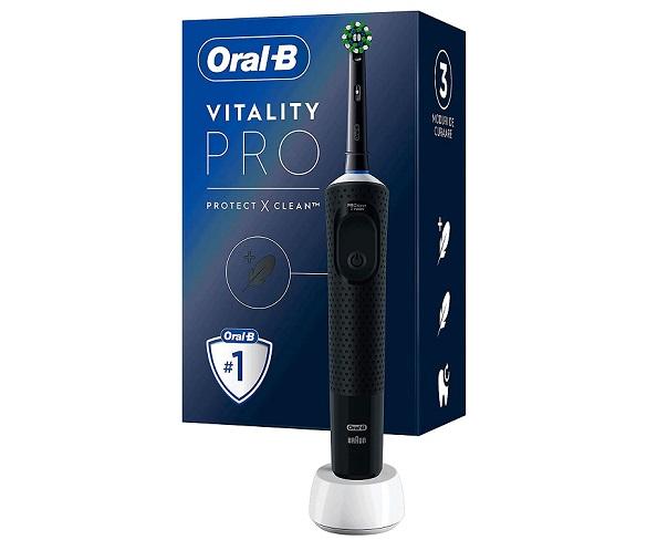 BRAUN ORAL-B Vitality Pro Negro / Cepillo de dientes eléctrico recargable