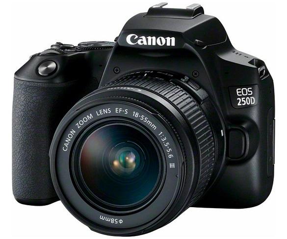 Canon EOS 250D + Objectiu Zoom EF-S18-55mm f/3.5-5.6 III / Cmera reflex digital