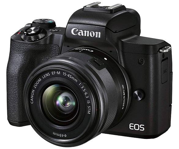 Canon EOS M50 MARK II + Objetivo Zoom EF-M15-45mm f/3.5-6.3 IS STM / Cmara reflex digital