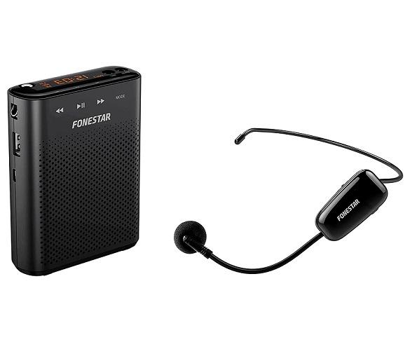 FONESTAR ALTA-VOZ-W30 Black / Amplificador portátil para cintura con micrófono inalámbrico