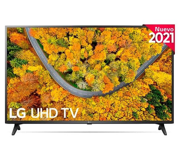 LG 55UP75006LF TELEVISOR 55 LED UHD 4K SMART TV WEBOS 6.0 4K QUAD CORE WIFI HDMI BLUETOOTH