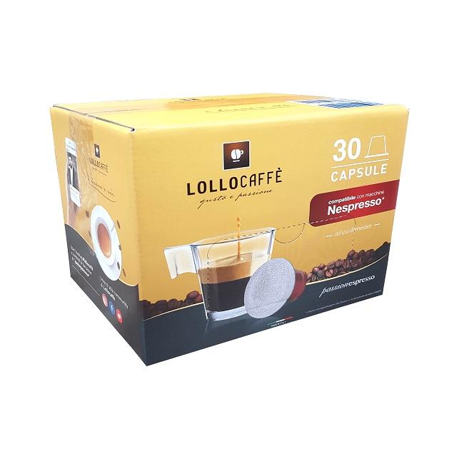 Lollo Box Cpsules Passio Nespresso barretga Or 30 - Caixa de 30 cpsules de barreja Or: compatible amb mquines Nespresso