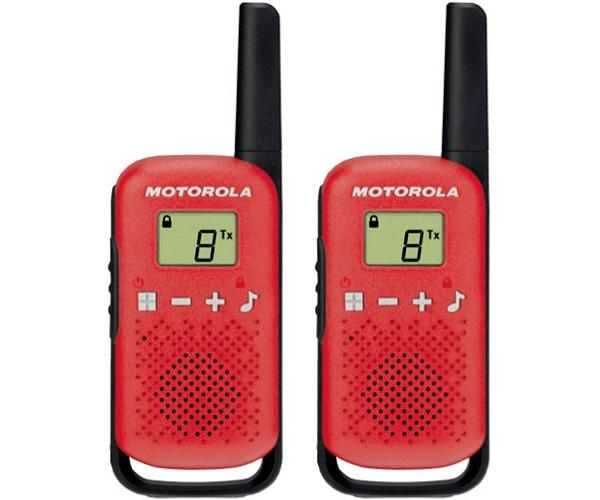 Motorola Talkabout T42 Rojo / Pareja de walkie talkies 4Km