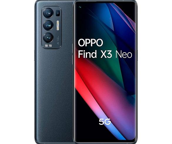 OPPO Find X3 Neo 5G Negro 12+256GB / 6.55 AMOLED 90Hz / Dual SIM