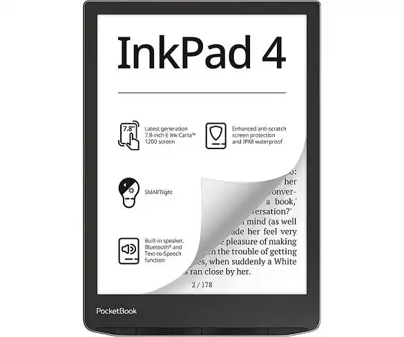 PocketBook InkPad 4 Silver / Lector de libros electrnicos 7.8