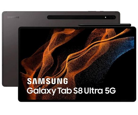 Samsung Galaxy Tab S8 Ultra 5G Gris (Graphite) / 12+256GB / 14,6