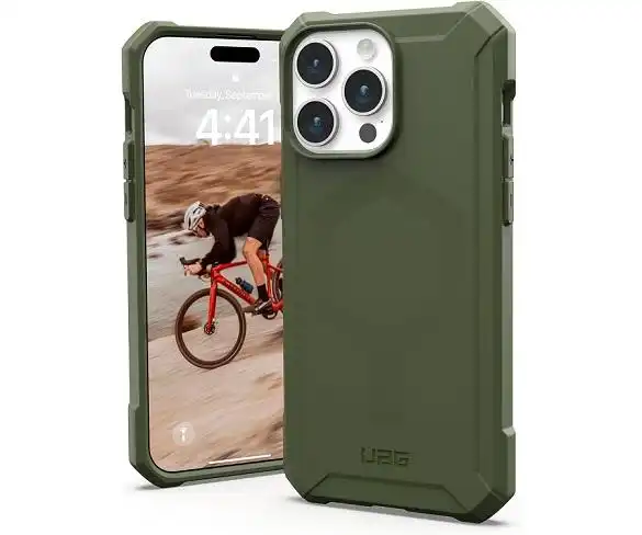 UAG Essential MagSafe Olive / Apple iPhone 15 Pro Max - UAG Essential MagSafe Olive / Apple iPhone 15 Pro Max

Qu destacamos del UAG Essential MagSafe Olive / Apple iPhone 15 Pro Max?
Funda para mvil
Protege contra golpes y araazos
Tipo Essential MagSafe
Diseada para el Apple iPhone 15 Pro Max
