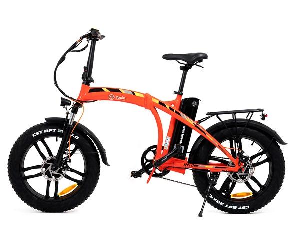 Youin You-Ride Dubai Orange / Bicicleta eléctrica fat plegable